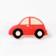 Handcrafted Pine Wood Red Car Knob